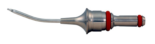 Coaxial I/A I/A Tip Curved Metal 0.4mm By Bausch & Lomb